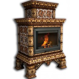 Каминная облицовка КимрПечь Кострома центральная двухъярусная Октябрь